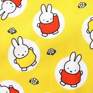 画像2: ミッフィー 大きいドット【給食袋】中厚手生地 材料セット 作り方マニュアル付き 入園入学 手芸キット