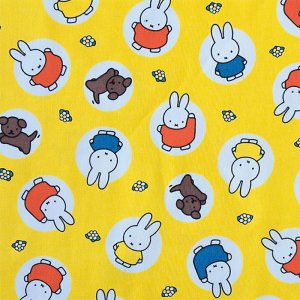 画像3: ミッフィー 大きいドット【キッズエプロン&三角巾】Mサイズ 材料セット 作り方マニュアル付き 入園入学 手芸キット