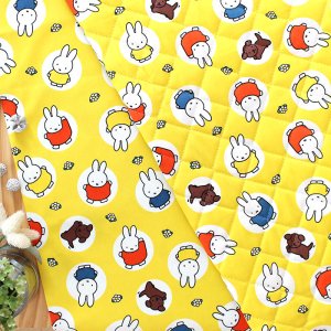 画像5: ミッフィー 大きいドット【キッズエプロン&三角巾】Mサイズ 材料セット 作り方マニュアル付き 入園入学 手芸キット