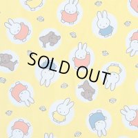 ミッフィー 大きいドット【キッズエプロン&三角巾】Mサイズ 材料セット 作り方マニュアル付き 入園入学 手芸キット