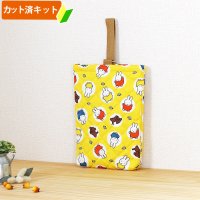 ミッフィー 大きいドット【シューズバッグ】 材料セット 作り方マニュアル付き 入園入学 手芸キット