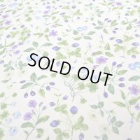 小さな青いベリー【キッズエプロン&三角巾】Mサイズ 手作りキット 作り方マニュアル付き 入園入学 手芸キット 中厚手生地【F】