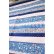 画像3: 小花のボーダー ブルー【コップ袋】手作りキット 作り方マニュアル付き 入園入学 2024年度春 薄手生地+裏地[u]