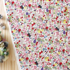 画像5: ●アウトレット サイズ変更不可●にゃんこのベリーガーデン【コップ袋】薄手生地+裏地 手作りキット 作り方マニュアル付き 入園入学 2024年度春[u]