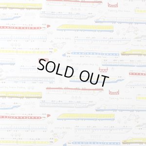 画像4: [15％OFF]★在庫限り サイズ変更不可★ネクストステーション 白◎底布付【シューズバッグ】手作りキット 作り方マニュアル付き 入園入学 手芸キット生地[s]