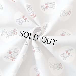 画像6: ねずみくん 水玉グレー【レッスンバッグ】 材料セット 作り方マニュアル付き 入園入学 手芸キット