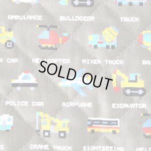 画像6: 《即納》★サンプル品(完成品)販売★くるま ピクセルドット【レッスンバッグ】【体操服袋】【コップ袋】【お弁当袋】