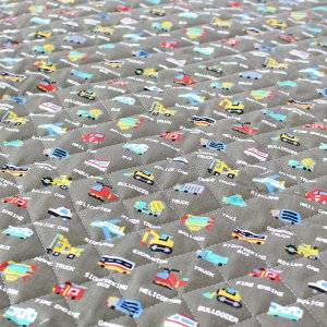 画像4: くるま ピクセルドット【カット生地】 縦50cm×横105cm