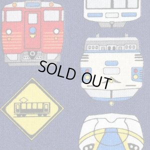 画像3: 《即納》★サンプル品販売★ネイビー電車のお顔【レッスンバッグ】【お弁当袋】【シューズバッグ】【コップ袋】