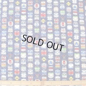 画像3: ネイビー電車のお顔【ランチバッグ】 手作りキット 作り方マニュアル付き 入園入学 手芸キット