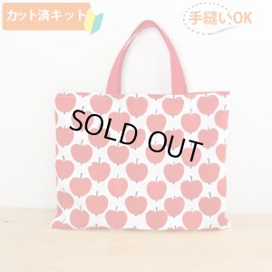画像2: 大きなリンゴ【入園・入学 5点セット】 手作りキット 作り方マニュアル付き 入園入学 手芸キット[n]