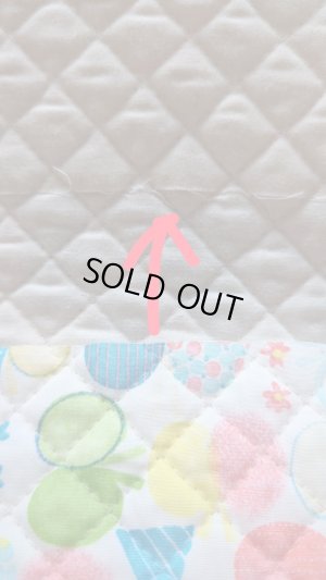 画像3: ●アウトレット サイズ変更不可●リボン＆ちょうちょ ブルー【シューズバッグ】手作りキット 作り方マニュアル付き 入園入学 手芸キット プライスOFF キルティング