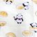 画像2: パンダのパン屋さん【国産おくるみと丸型スタイセット】ベビー 手作りキット 作り方マニュアル付き ダブルガーゼ フード付き (2)