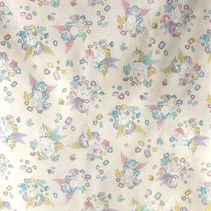 画像4: [15％OFF]★在庫限り サイズ変更不可★ジュエリー＆ペガサス アイボリー【コップ袋】手作りキット 作り方マニュアル付き 入園入学 2024年度春 薄手生地+裏地[u]