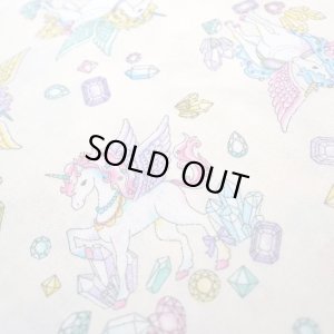 画像1: [15％OFF]★在庫限り サイズ変更不可★ジュエリー＆ペガサス アイボリー【ランチョンマット】手作りキット 作り方マニュアル付き 入園入学 2024年度春 薄手生地+裏地