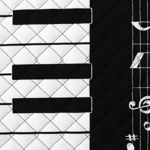 画像2: ピアノと音符【レッスンバッグ】 手作りキット 作り方マニュアル付き 入園入学 手芸キット[n]