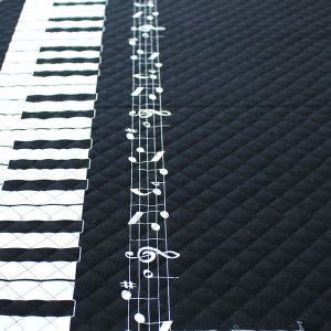 画像4: ピアノと音符【レッスンバッグ】 手作りキット 作り方マニュアル付き 入園入学 手芸キット[n]