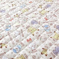 ポケピース お星さま◎底布付【体操服袋/ナップサック】 中厚手生地 材料セット 作り方マニュアル付き 入園入学 手芸キット[s]