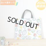 ポケットモンスター SV グレー【レッスンバッグ】 材料セット 作り方マニュアル付き 入園入学 手芸キット