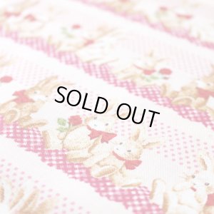 画像4: [15％OFF]★在庫限り サイズ変更不可★ウサギとレース【お弁当袋】中厚手生地 手作りキット 作り方マニュアル付き 入園入学 2024年度春[n]