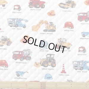 画像3: ●アウトレット サイズ変更不可●リアルな工事車両 ベージュ◎底布付【レッスンバッグ】 手作りキット 作り方マニュアル付き 入園入学 手芸キット[n][s]