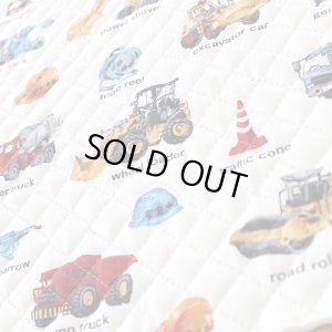 画像4: ●アウトレット サイズ変更不可●リアルな工事車両 ベージュ◎底布付【レッスンバッグ】 手作りキット 作り方マニュアル付き 入園入学 手芸キット[n][s]