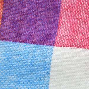 画像2: ●アウトレット サイズ変更不可●ビッグチェック レッド【体操服袋/ナップサック】手作りキット 作り方マニュアル付き 入園入学 2023年度春 中厚手生地