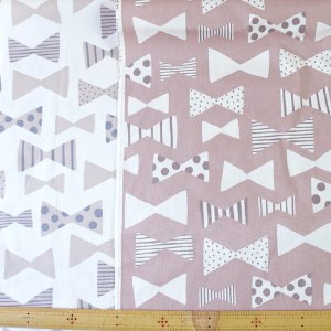 画像4: くすみカラーの大きなリボン【スモック】 手作りキット 作り方マニュアル付き 中厚手生地