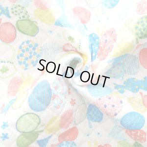 画像5: ●アウトレット サイズ変更不可●リボン＆ちょうちょ ブルー【シューズバッグ】手作りキット 作り方マニュアル付き 入園入学 手芸キット プライスOFF キルティング