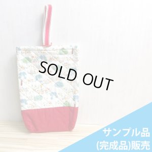 画像1: 《即納》★サンプル品(完成品)販売★森のかくれんぼ動物【シューズバッグ】