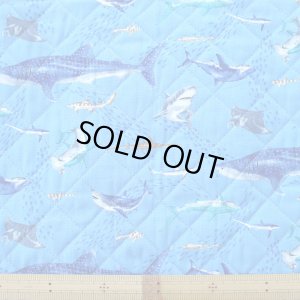 画像3: サメとマンタの海【シューズバッグ】 手作りキット 作り方マニュアル付き 入園入学 手芸キット