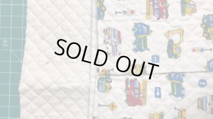 画像2: ●アウトレット サイズ変更不可●カラフル はたらく車◎底布付【レッスンバッグ】手作りキット キルティング【A】