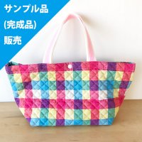 ★サンプル品販売★ビッグチェック レッド【ランチバッグ】