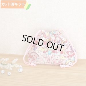 画像1: サンリオ・スイーツ【お弁当袋】中厚手生地 材料セット 作り方マニュアル付き 入園入学 手芸キット[n]
