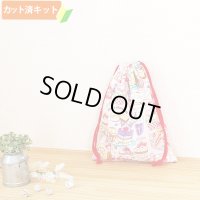 サンリオ・スイーツ【給食袋】中厚手生地 材料セット 作り方マニュアル付き 入園入学 手芸キット[n]