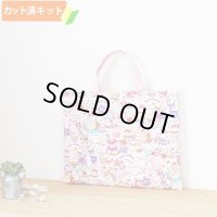 サンリオ・スイーツ【レッスンバッグ】 材料セット 作り方マニュアル付き 入園入学 手芸キット[n]