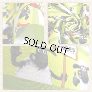画像2: [15％OFF]★在庫限り サイズ変更不可★ひつじのショーン ボーダーグリーン【体操服袋/ナップサック】材料セット 作り方マニュアル付き 入園入学 中厚手生地[n]