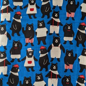 画像3: おしごとクマさん【コップ袋】中厚手生地 手作りキット 作り方マニュアル付き 入園入学 手芸キット[n]