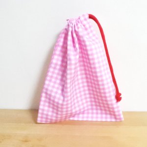 画像12: シンプルチェック グリーン＆ピンク 手作りキット 作り方マニュアル付き 入園入学 材料セット[u]