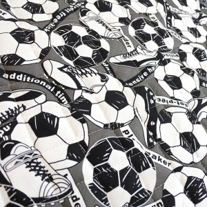 画像2: ★サンプル品(完成品)販売★サッカーボール＆スパイク【ランチョンマット】