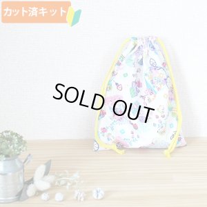 画像5: 星のカービィ お花のくに◎底布3枚付【入園・入学 5点セット】 材料セット 作り方マニュアル付き 入園入学 手芸キット[s]