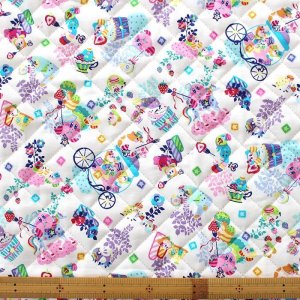 画像4: ●アウトレット サイズ変更不可●星のカービィ お花のくに◎底布付【シューズバッグ】 材料セット 作り方マニュアル付き 入園入学 手芸キット[s]