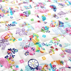 画像5: ●アウトレット サイズ変更不可●星のカービィ お花のくに◎底布付【シューズバッグ】 材料セット 作り方マニュアル付き 入園入学 手芸キット[s]