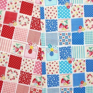 画像10: 《即納》★サンプル品(完成品)販売★ストロベリーパッチ ブルー/レッド【体操服袋】【お弁当袋】【ナップサック】【ピアニカバッグ】【レッスンバッグ】【シューズバッグ】【コップ袋】