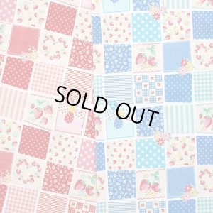 画像8: ●アウトレット サイズ変更不可●ストロベリーパッチ レッド【レッスンバッグ】キルティング生地 手作りキット 作り方マニュアル付き 入園入学 手芸キット