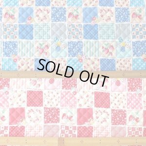 画像3: ●アウトレット サイズ変更不可●ストロベリーパッチ レッド【レッスンバッグ】キルティング生地 手作りキット 作り方マニュアル付き 入園入学 手芸キット