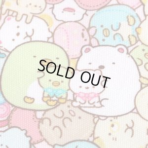 画像2: すみっコぐらし ぎっしりピンク【コップ袋】中厚手生地 材料セット 作り方マニュアル付き 入園入学 2026年度春