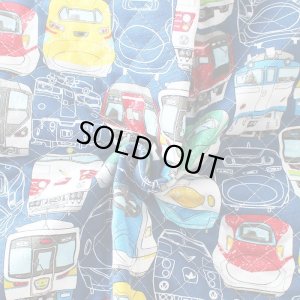 画像3: 大きい電車のお顔 コン【シューズバッグ】 手作りキット 作り方マニュアル付き 入園入学 手芸キット[n]