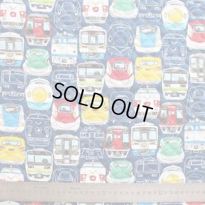 画像4: 大きい電車のお顔 コン【シューズバッグ】 手作りキット 作り方マニュアル付き 入園入学 手芸キット[n]