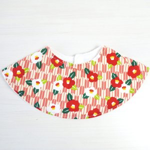 画像3: 紅白椿【丸型スタイ】【くるくるスタイ】ベビー 手作りキット 作り方マニュアル付き 手芸 国産